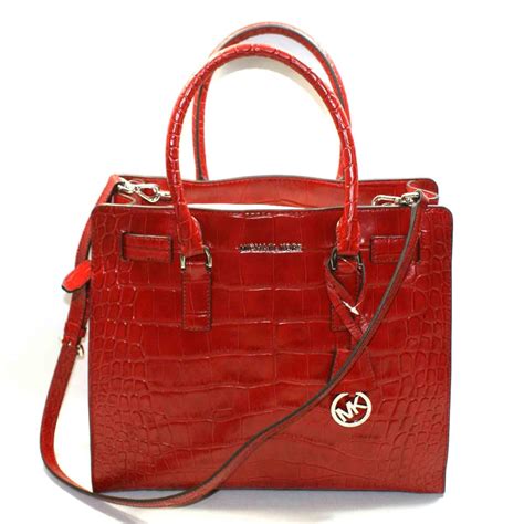 michael kors embossed leather handbags.